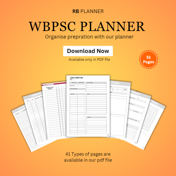 WBPSC Planner (West Bangal)
